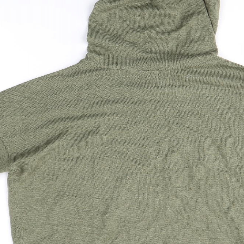 Select Womens Green   Pullover Hoodie Size S