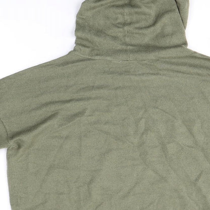 Select Womens Green   Pullover Hoodie Size S