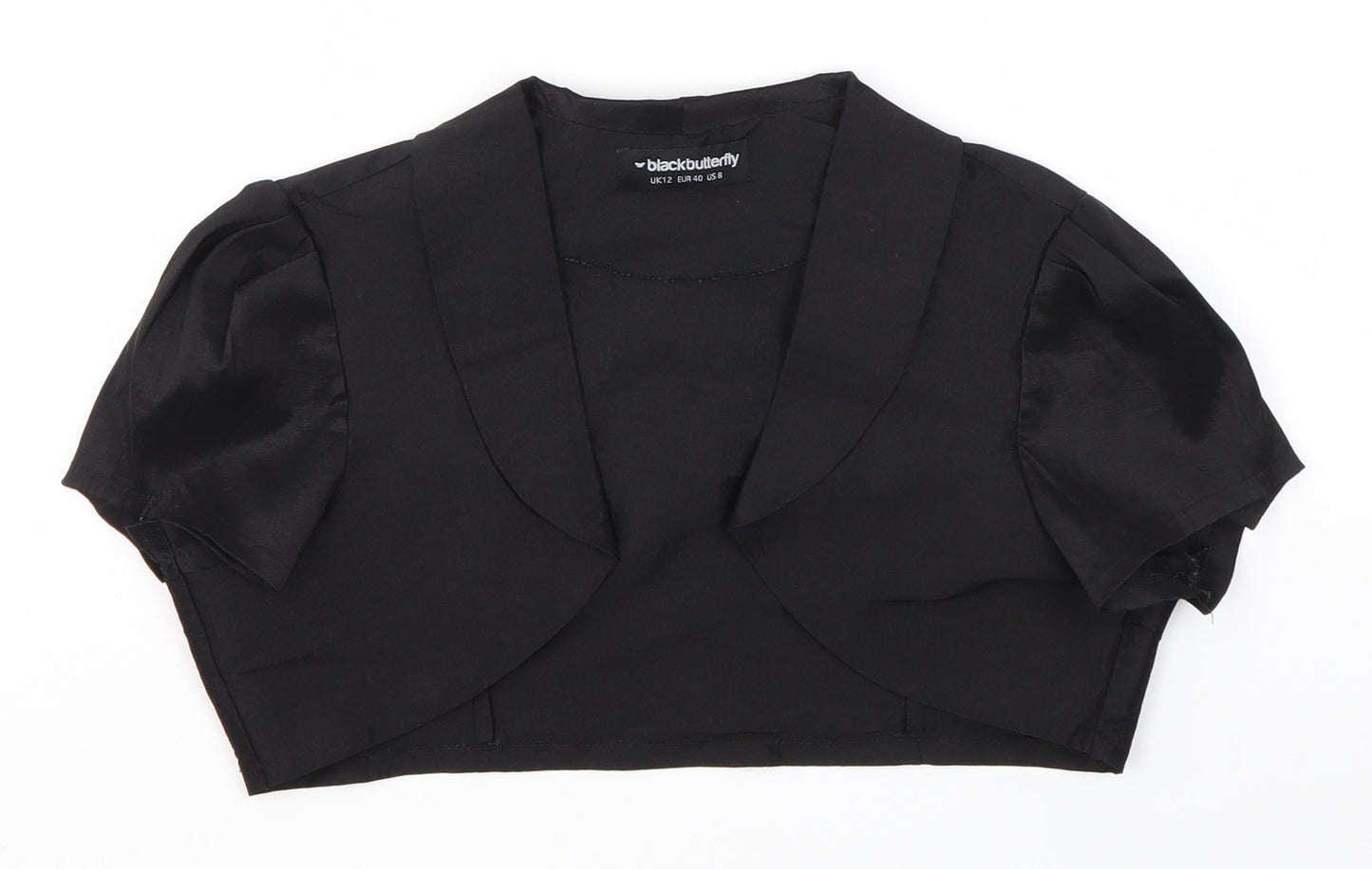 blackbutterfly Womens Black   Cardigan Jumper Size 12