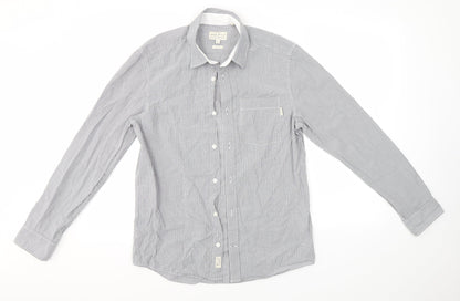 Womens UK Size XS Jack Wills Grey Basic Button-Up