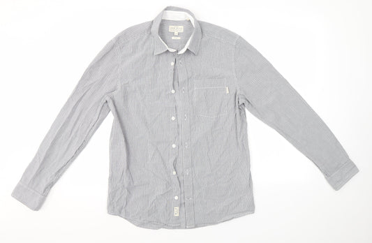 Womens UK Size XS Jack Wills Grey Basic Button-Up