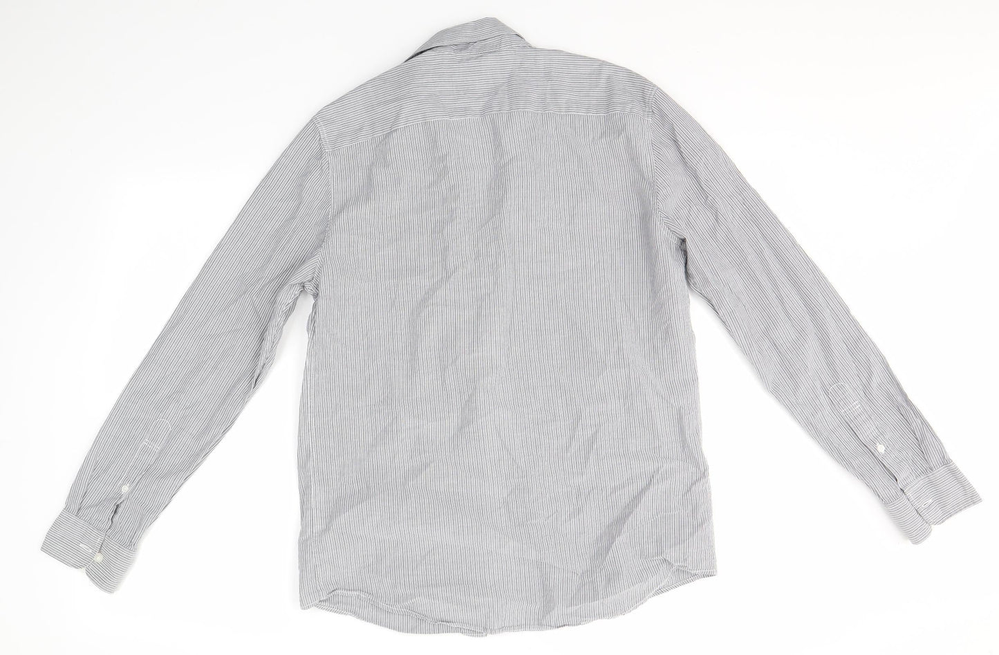 Womens UK Size XS Jack Wills Grey Basic Button-Up