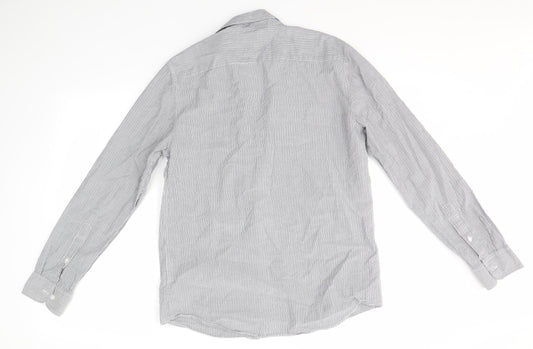 Womens UK Size XS Jack Wills Grey Basic Button-Up