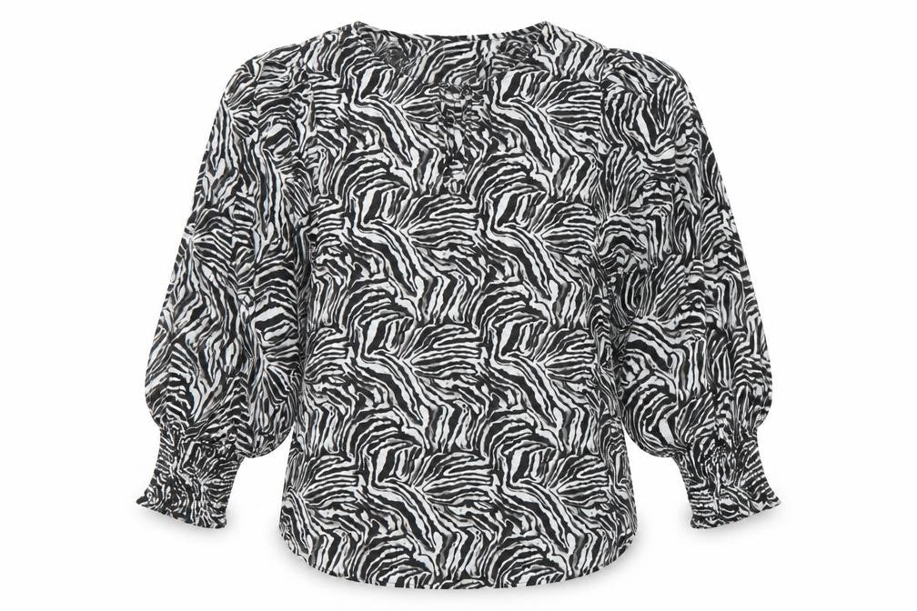 Womens UK Size 8 PREVIEW Multicoloured Basic Blouse