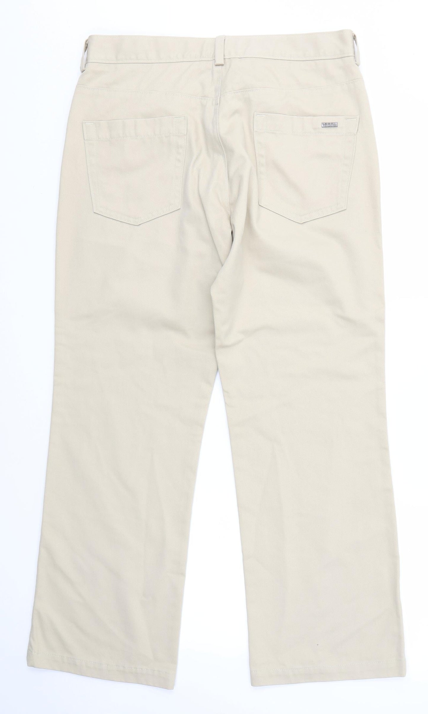 Tech Womens Beige   Bootcut Jeans Size 34 in L29 in - Short