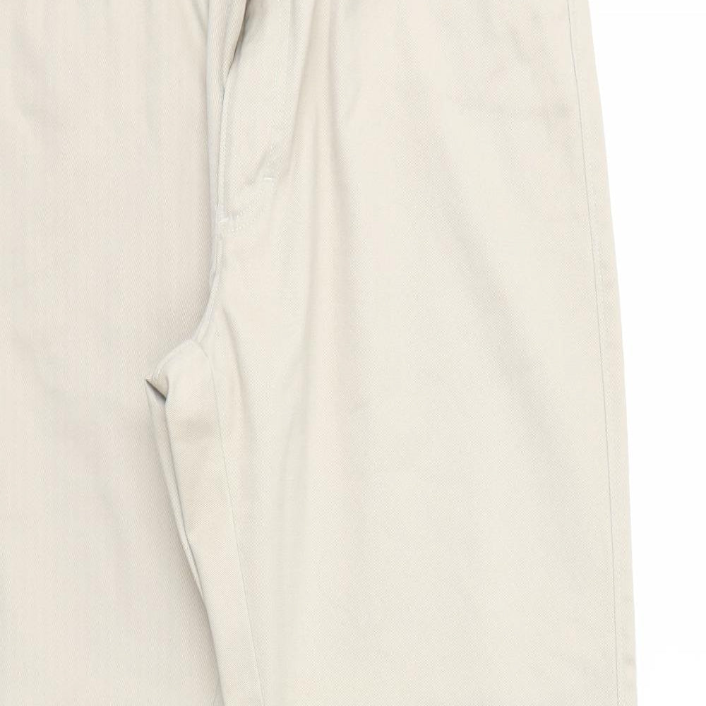 Tech Womens Beige   Bootcut Jeans Size 34 in L29 in - Short
