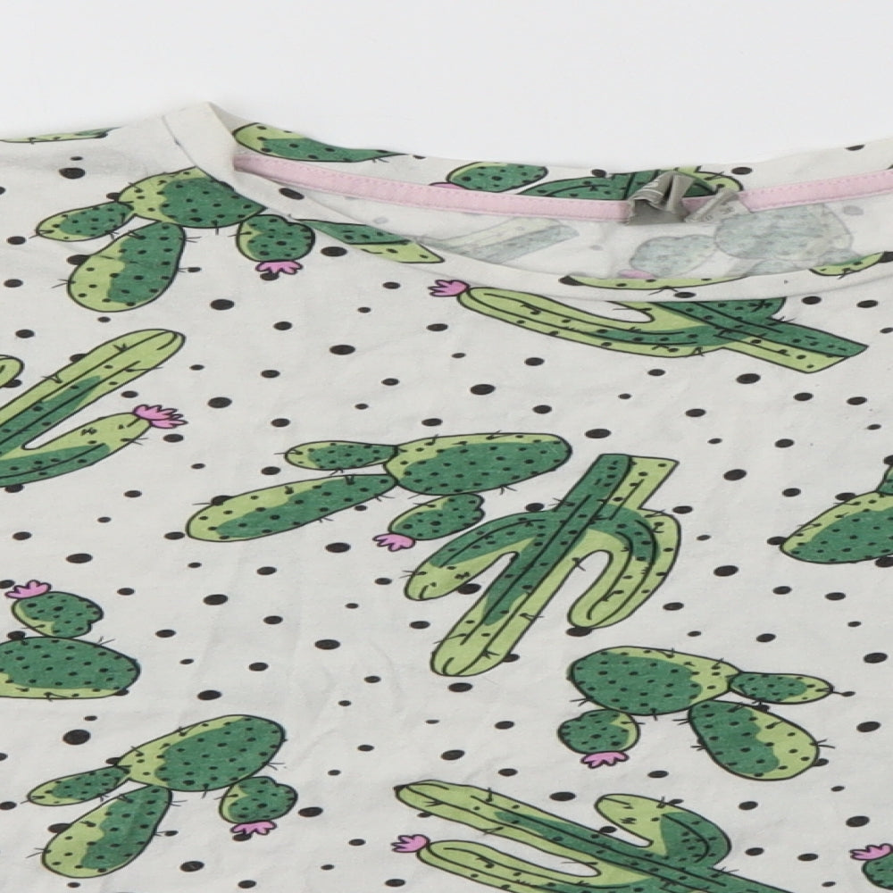 Womens UK Size 8 ASOS Multicoloured Basic T-Shirt