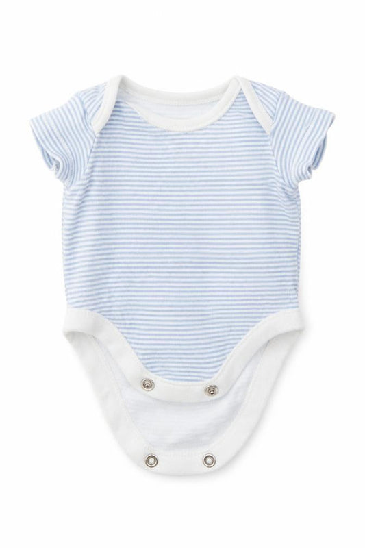 Front view of Nutmeg Baby Multicoloured Babygrow One-Piece Size Newborn - Tiny Baby