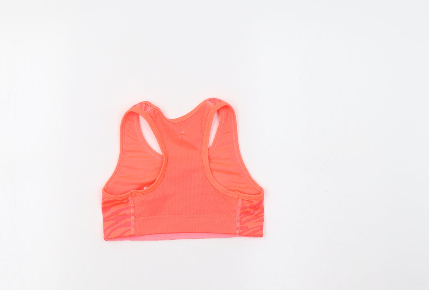 H&M Girls Orange Animal Print  Cropped Tank Size 10-11 Years