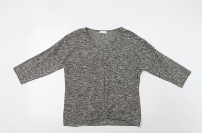 Womens UK Size 14 Papaya Grey Pullover Jumper