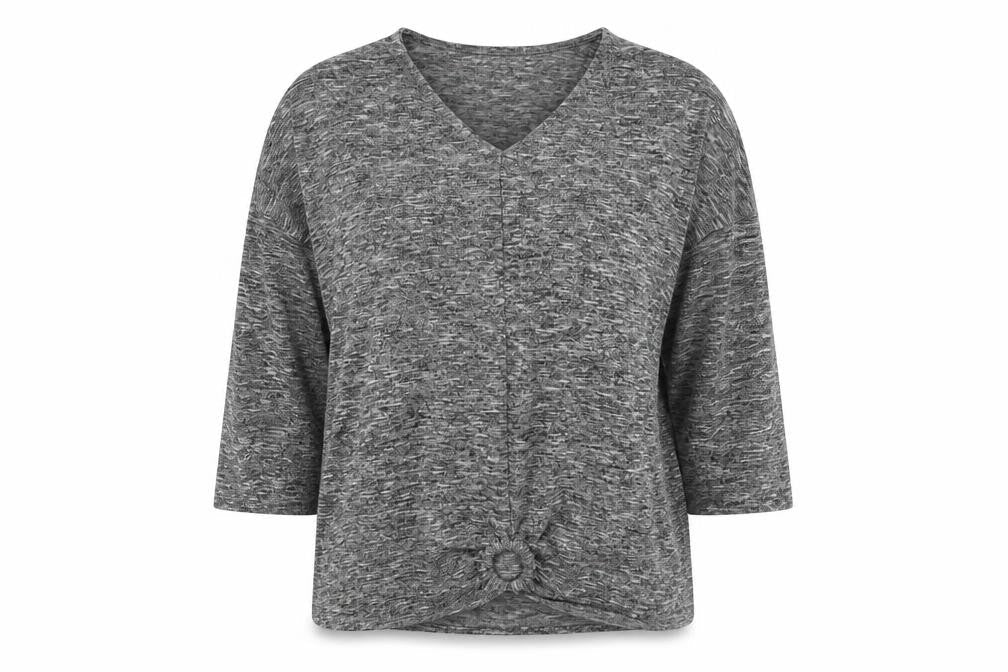 Womens UK Size 14 Papaya Grey Pullover Jumper