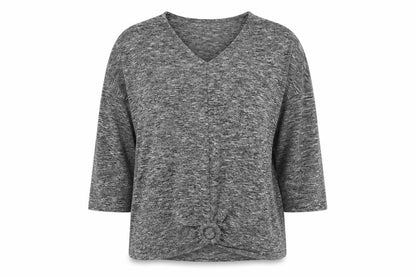 Womens UK Size 14 Papaya Grey Pullover Jumper