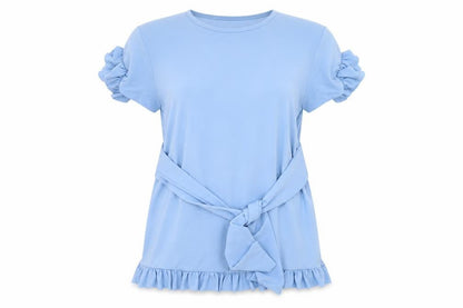 Womens UK Size 10 I SAW IT FIRST Blue Basic Blouse