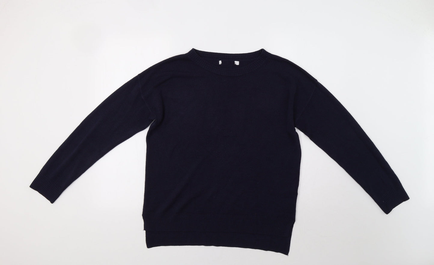 Womens UK Size M NEXT Blue Henley Jumper