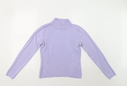 Womens UK Size 10 Matalan Purple Pullover Jumper