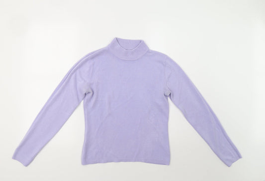 Womens UK Size 10 Matalan Purple Pullover Jumper