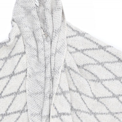 Womens UK Size S Sandwich Ivory Overcoat