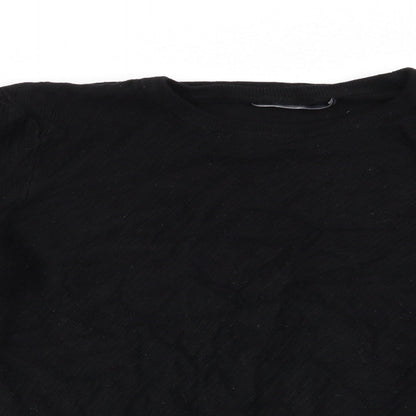 Womens UK Size 18 Marks and Spencer Black Pullover Jumper