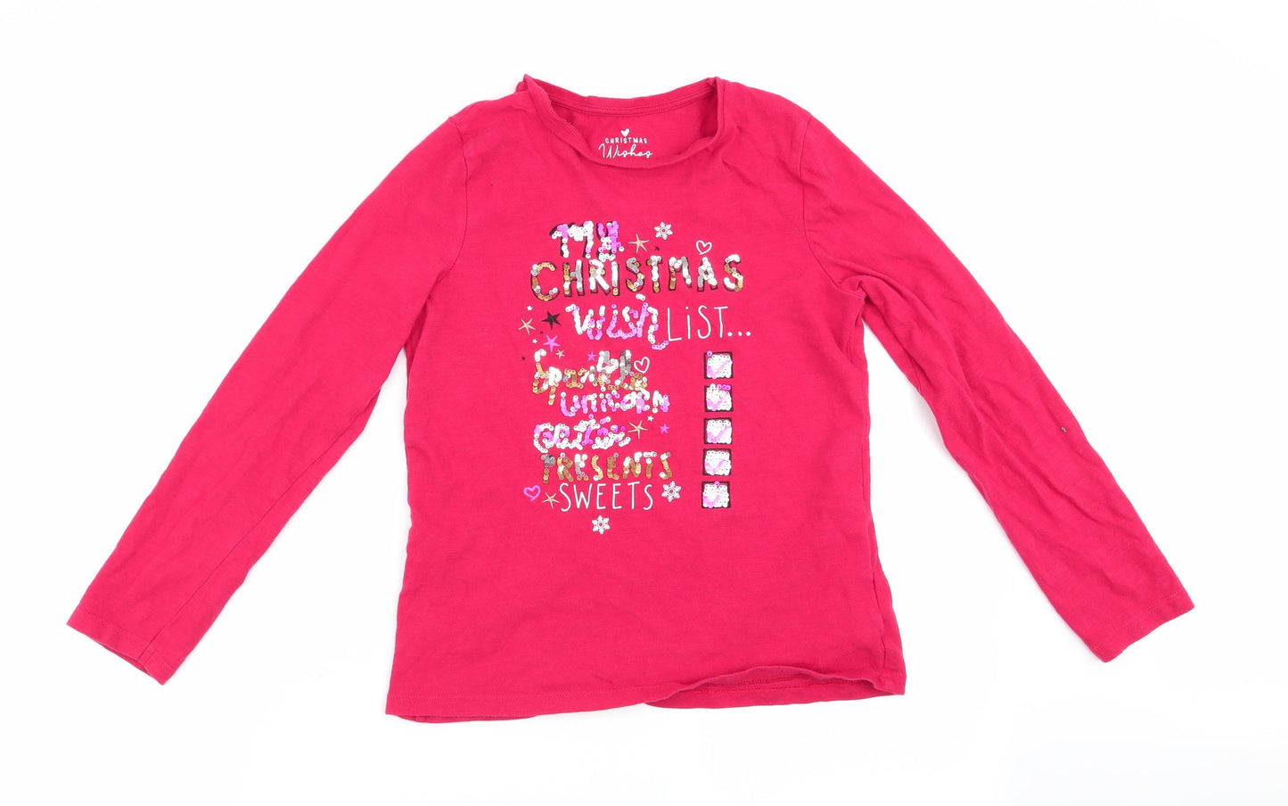 Florence and Fred Girls Red Solid   Pyjama Top Size 10-11 Years  - My Christmas wish list ...