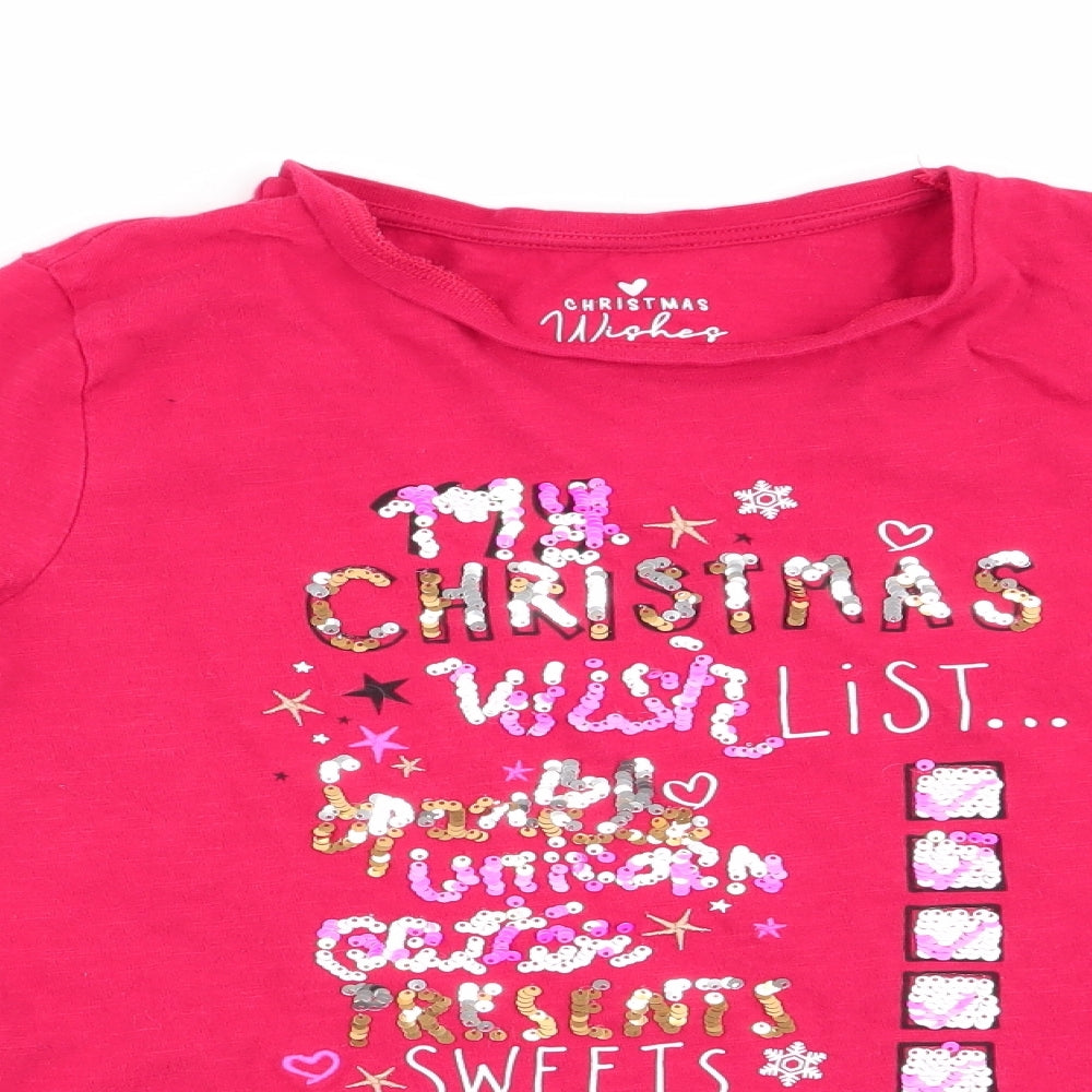 Florence and Fred Girls Red Solid   Pyjama Top Size 10-11 Years  - My Christmas wish list ...