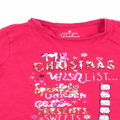 Florence and Fred Girls Red Solid   Pyjama Top Size 10-11 Years  - My Christmas wish list ...