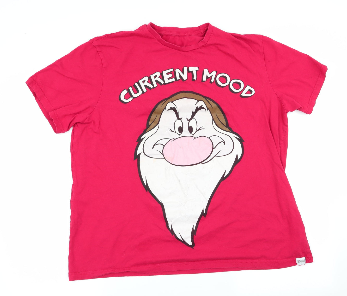Mens UK Size  Disney Red  T-Shirt