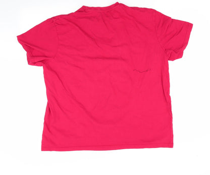 Mens UK Size  Disney Red  T-Shirt