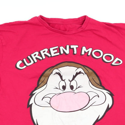 Mens UK Size  Disney Red  T-Shirt