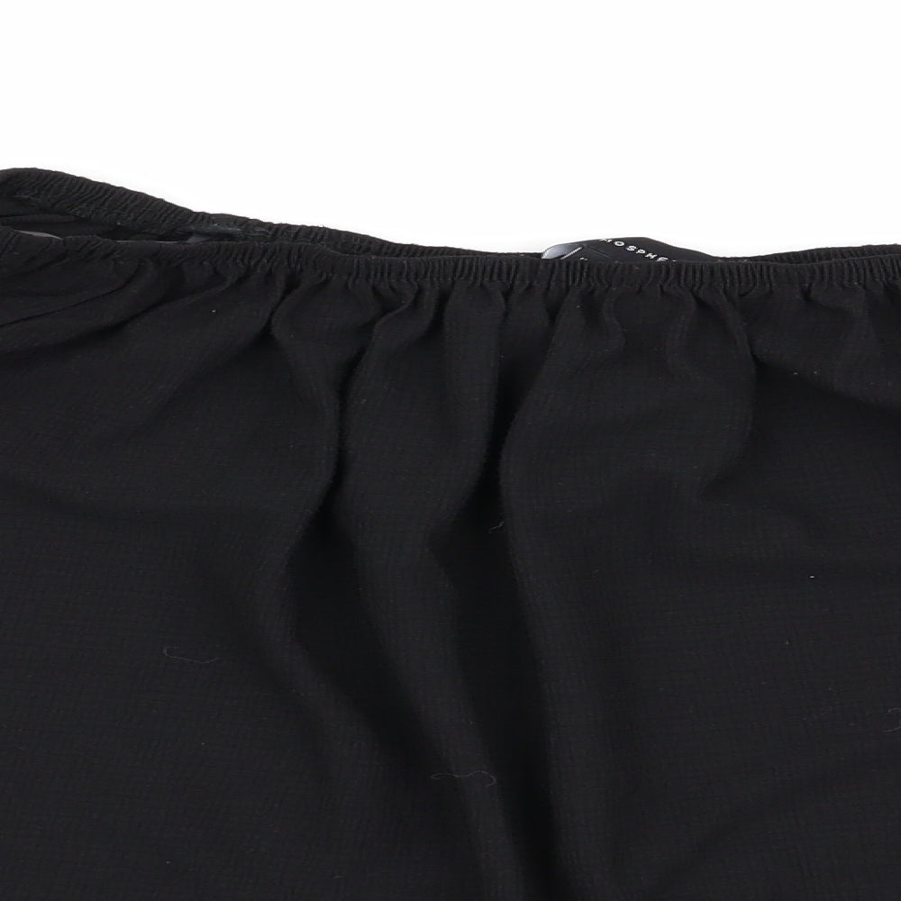 Womens UK Size 10 Atmosphere Black Basic Blouse