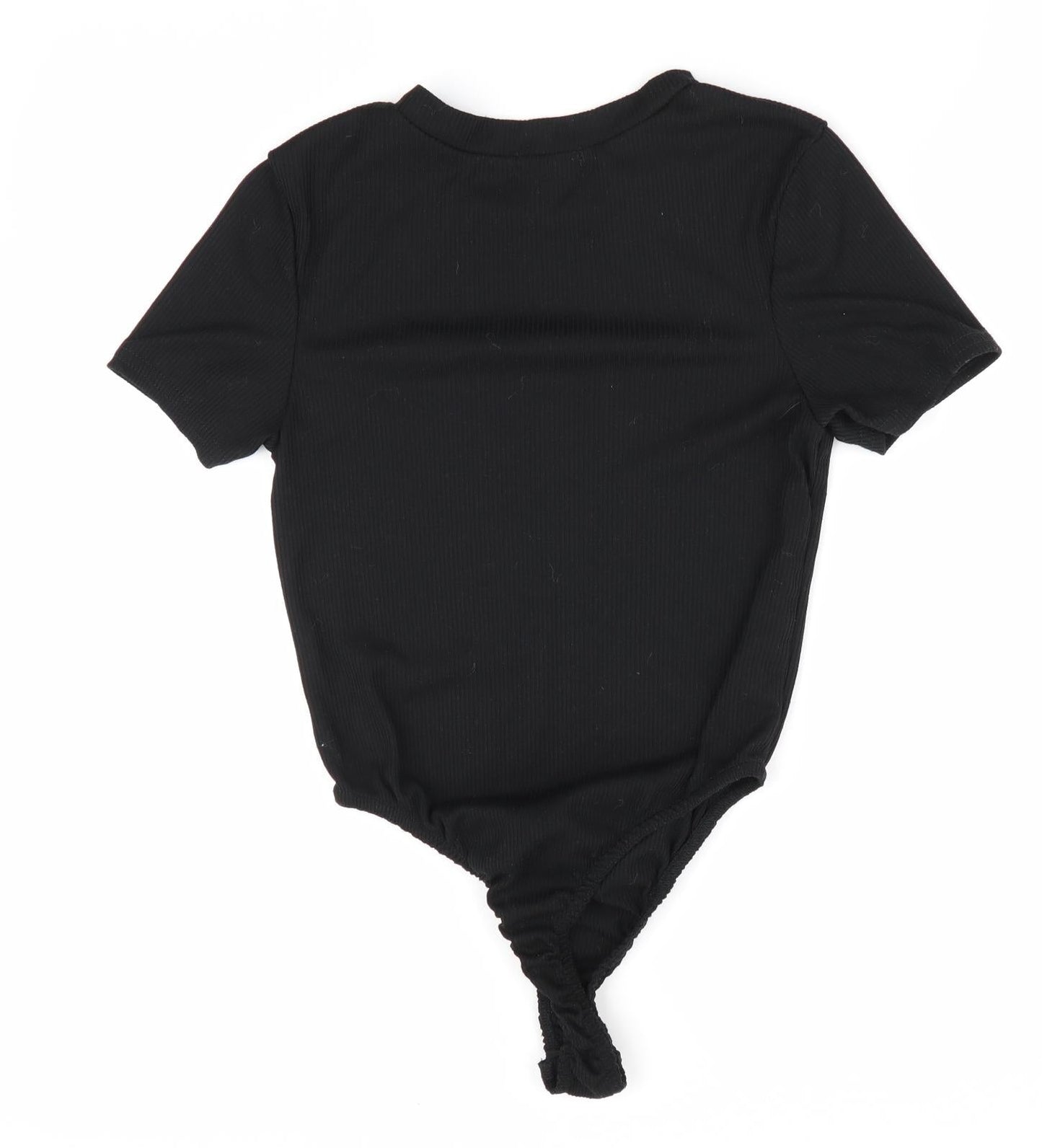 Boohoo Womens Black   Bodysuit One-Piece Size 10