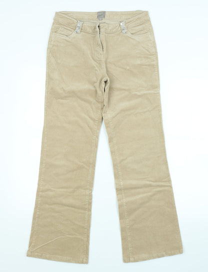 TU Womens Beige   Chino Trousers Size 12 L29 in
