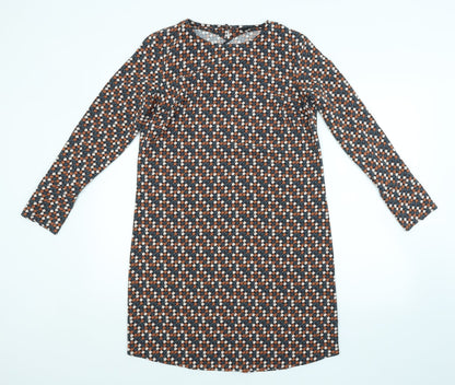 NEXT Womens Multicoloured Argyle/Diamond  A-Line  Size 8