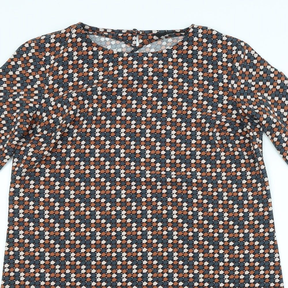 NEXT Womens Multicoloured Argyle/Diamond  A-Line  Size 8