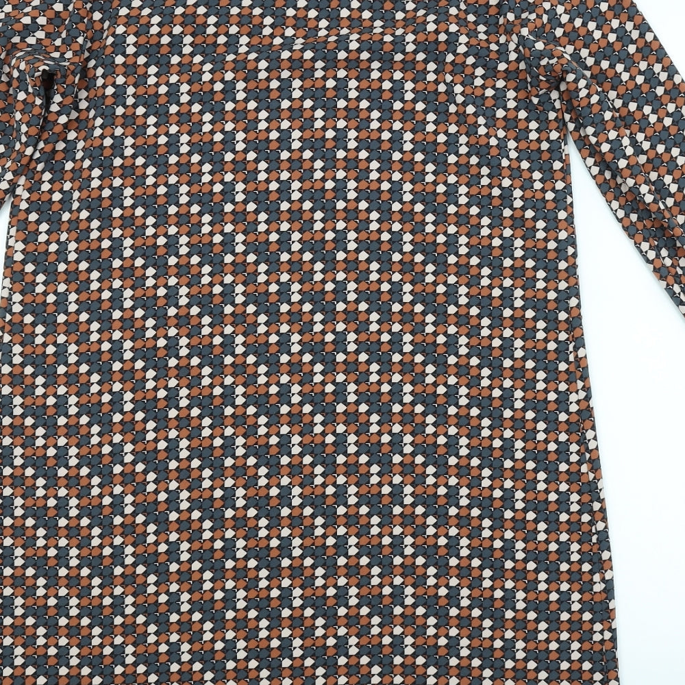 NEXT Womens Multicoloured Argyle/Diamond  A-Line  Size 8