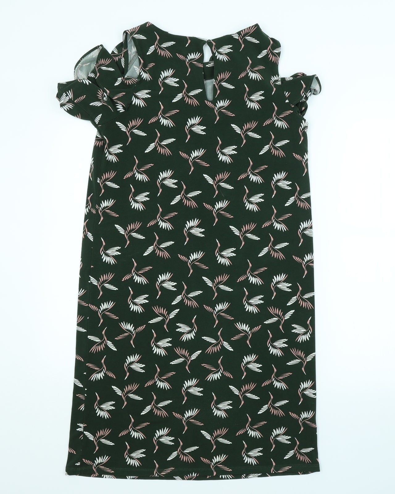 NEXT Womens Grey Floral  Pencil Dress  Size 8