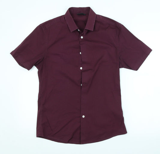 ASOS Mens Purple    Button-Up Size S