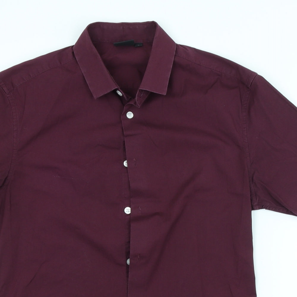 ASOS Mens Purple    Button-Up Size S