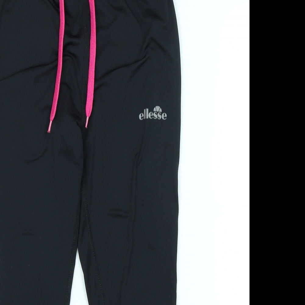 ellesse Womens Black   Compression Leggings Size 10 L20 in