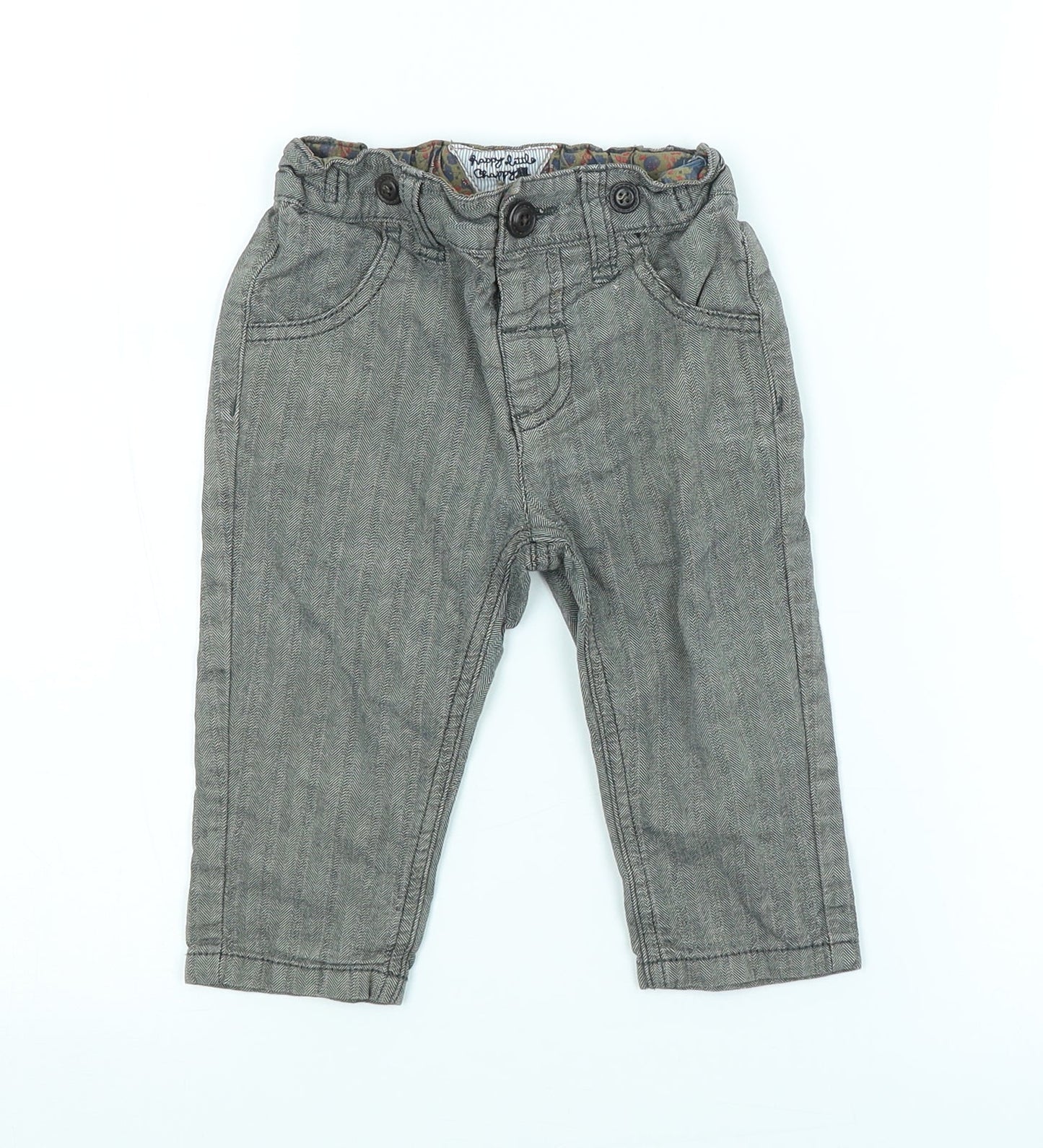 NEXT Baby Grey   Jogger Jeans Size 9-12 Months