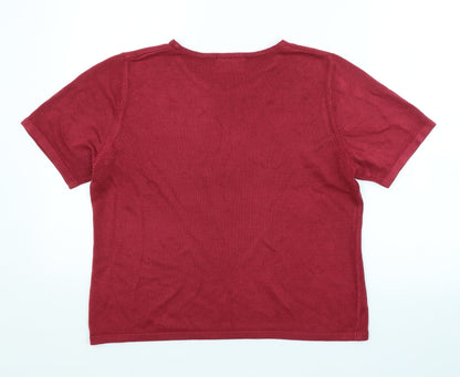 BHS Womens Purple   Pullover Jumper Size 16