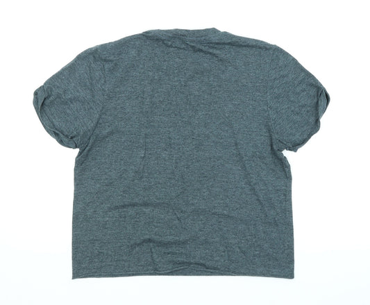 Womens UK Size S Miss Selfridge Grey Cropped T-Shirt