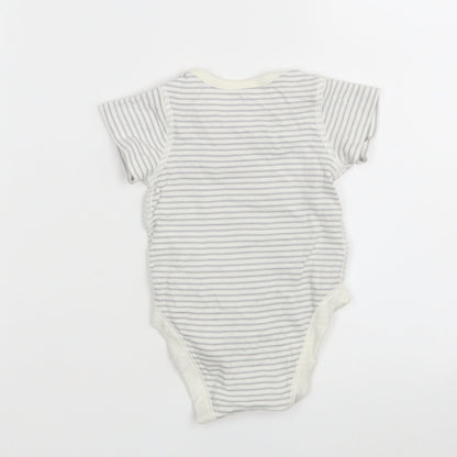 M&S Baby Multicoloured Striped  Leotard One-Piece Size 0-3 Months