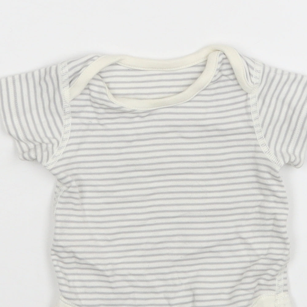 M&S Baby Multicoloured Striped  Leotard One-Piece Size 0-3 Months