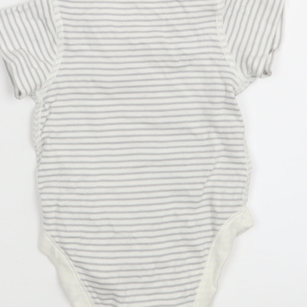 M&S Baby Multicoloured Striped  Leotard One-Piece Size 0-3 Months