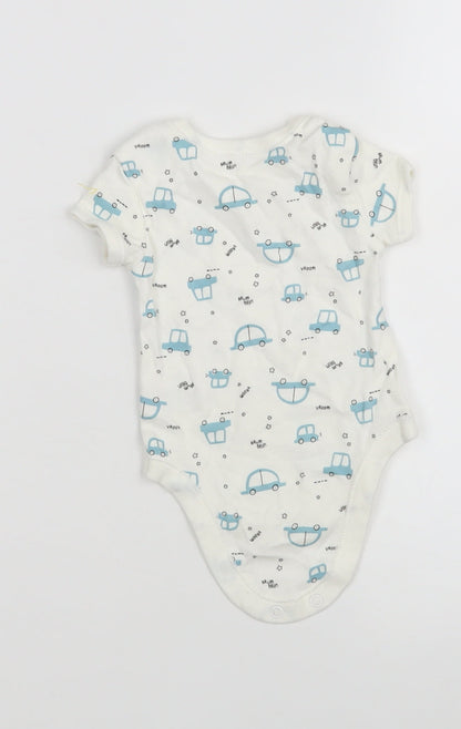 Matalan Boys Multicoloured   Leotard One-Piece Size 0-3 Months  - Car Print