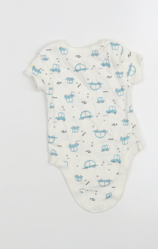 Matalan Boys Multicoloured   Leotard One-Piece Size 0-3 Months  - Car Print