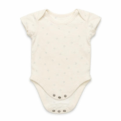 Front view of Marks & Spencer Baby Ivory Polka Dot Leotard One-Piece, size 0-3, Months