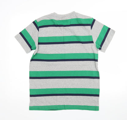 Lee Cooper Mens Multicoloured Striped   T-Shirt Size S