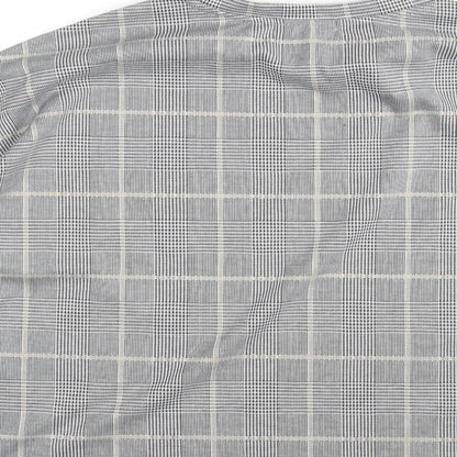 Primark Womens Grey Check  Pullover Jumper Size XL