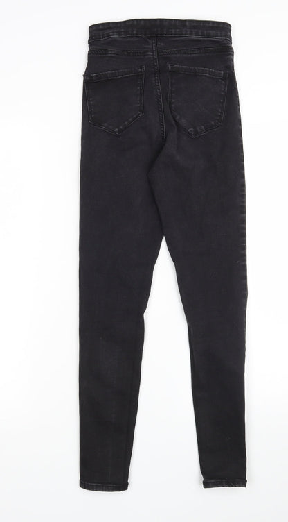 Denim Co Womens Black   Skinny Jeans Size 10 L28 in